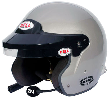 Bell MAG Rally helmet lets you communicate effortlessly with your pit crew and co-driver with Zero Noise.